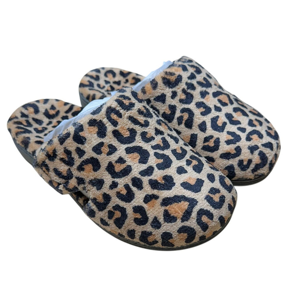 Vionic Gemma Orthaheel Orthotic Slipper Leopard Print Women's Sz 6 New in Box - Picture 2 of 10